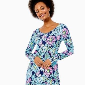 Lilly Pulitzer Kaisley Dual Neck Dress - High Tide Navy